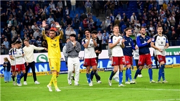Der HSV darf sich nach dem 1:0 feiern lassen.