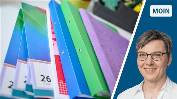 Zeigerpflanzen und Schulkinder: Der inoffizielle Jahreszeitenwechsel Collage Schulmaterial/Portrait Andrea Vogt
