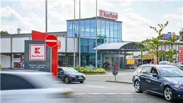 Der Kaufland-Markt an der Pferdebade.