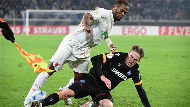 Der KSC und der FCA lieferten sich ein intensives Pokal-Duell.