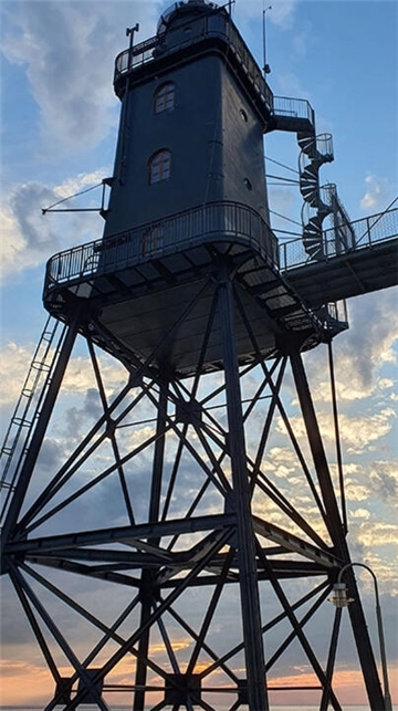 Der Leuchtturm Obereversand