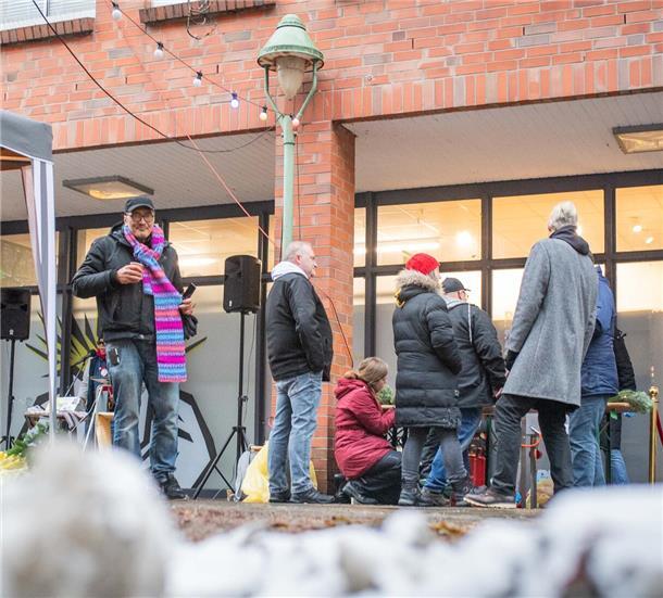 Der Markt am Penny stand im Zeichen von Begegnung und Dialog.