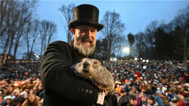 Der Murmeltier als Wetterfrosch: Punxsutawney Phil.