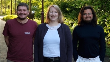 Der neue Vorstand der Grünen: Alexander Radke (von links),  Agnetha Radke und Jittakron Heinrich.