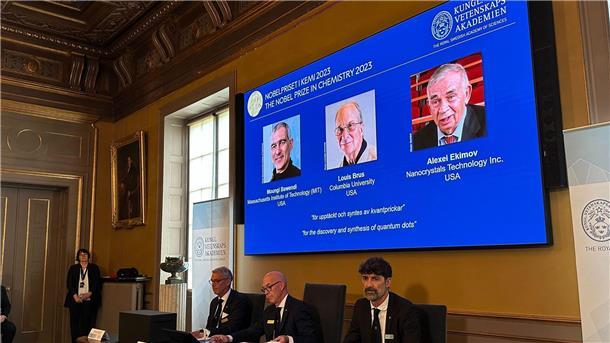Der Nobelpreis für Chemie geht in diesem Jahr an Moungi Bawendi, Louis Brus und Alexei Ekimov für die Entdeckung und Entwicklung von sogenannten Quantenpunkten.
