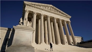 Der Oberste Gerichtshof (Supreme Court) in der amerikanischen Hauptstadt Wasghington.