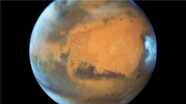 Vier Menschen, 378 Tage Mars - Nasa-Simulation endet Der Planet Mars, aufgenommen vom „Hubble“-Weltraumteleskop