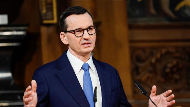 Polen will nur vereinbarte Waffenlieferungen erfüllen Der polnische Ministerpräsident Mateusz Morawiecki.