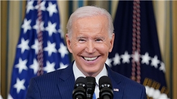 Der Präsident der Vereinigten Staaten von Amerika: Joe Biden.