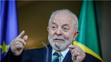 Der Präsident von Brasilien: Luiz Inácio Lula da Silva.