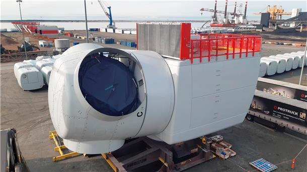 Der Prototyp der neuen 11-Megawatt-Anlagen von Siemens Gamesa. Die Turbine ist um ein Drittel größer, schwerer und leistungsfähiger als ihre Vorgängerin mit acht Megawatt.