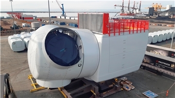Der Prototyp der neuen 11-Megawatt-Anlagen von Siemens Gamesa. Die Turbine ist um ein Drittel größer, schwerer und leistungsfähiger als ihre Vorgängerin mit acht Megawatt.