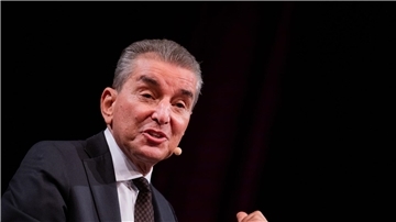 Der Publizist Michel Friedman beim Literaturfestival lit.Cologne Spezial im Oktober 2022.