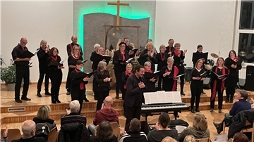 Der Saal der FeG Sittensen war gut besetzt beim Neujahrskonzert des Chores Via Nova Sittensen. 