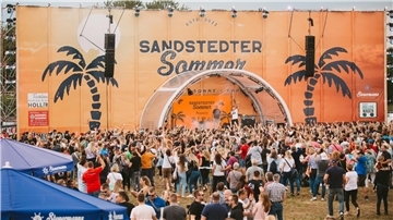 Die Bühne des Sandstedter Sommers 2023 