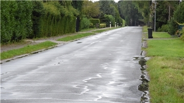 Der Schießstandverein Rhadereistedt kommt anteilig für Schäden auf, die während der Sandanfuhr für einen Lärmschutzwall entstanden sind. Dabei ist die Bahnhofstraße in Rhadereistedt genutzt worden. 