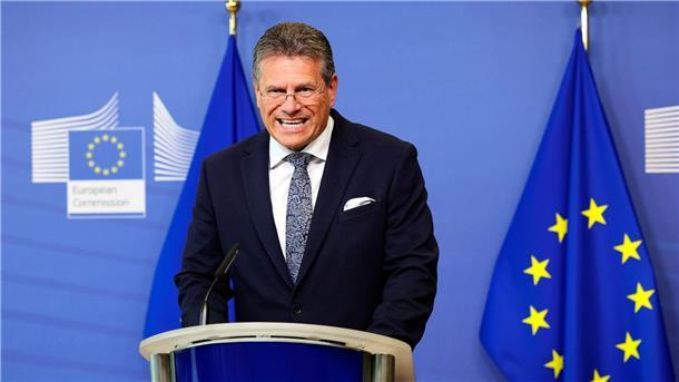 EU-Klimakommissar: Kernenergie wichtig gegen Klimawandel Der Slowake Maros Sefcovic hat den Posten als Klimakommissar im August vom Niederländer Frans Timmermans übernommen.