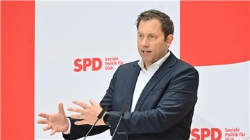 Der SPD-Bundesvorsitzende Lars Klingbeil.