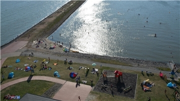 Bild vom Strand in Eckwarderhörne