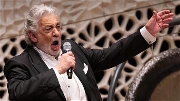 Placido Domingo singt in der Elbphilharmonie Hamburg.