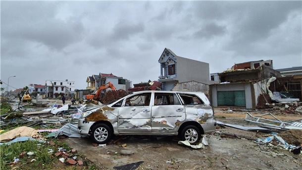 Zahl der Toten in Vietnam durch Sturm „Bualoi“ steigt Der Tropensturm war am Sonntag in Vietnam auf Land getroffen.