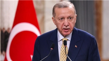 Der türkische Präsident Recep Tayyip Erdogan wirft dem Westen vor, seine eigenen Werte zu missachten, wenn es um den Gaza-Krieg geht.