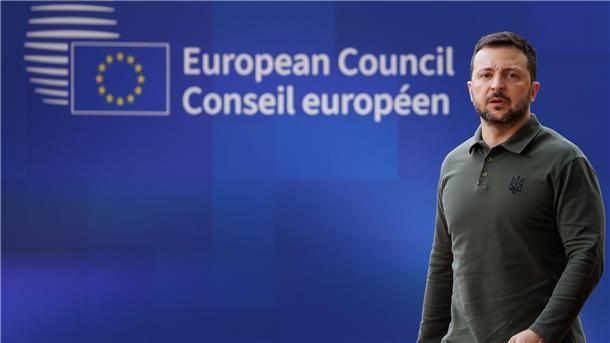 Der ukrainische Präsident Wolodymyr Selenskyj reiste nach Brüssel.