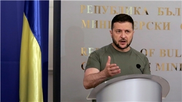 Der ukrainische Präsident Wolodymyr Selenskyj wirbt weiterhin für eine Nato-Mitgliedschaft seines Landes.