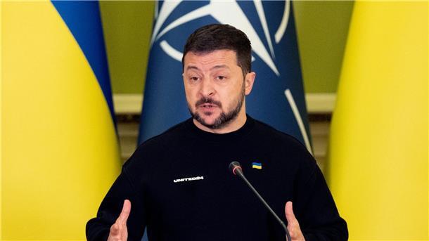 Krieg gegen die Ukraine: So ist die Lage Der ukrainische Präsident Wolodymyr Selenskyj hat erneut den Beitritt seines Landes in die Nato gefordert.