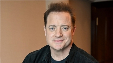 Der US-amerikanisch-kanadische Schauspieler Brendan Fraser bei einem Interview mit der dpa im Hotel Ritz-Carlton.