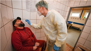 Der Verein TuSpo Surheide hat auf dem Vereinsgelände ein Testzentrum eingerichtet.