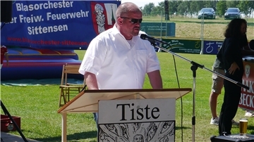 Vereinsvorsitzende des TuS Tiste, Jörg Schiewe.