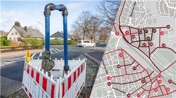 Der Versuchsbrunnen an der Flettnerstraße pumpt seit 2023 nicht mehr.