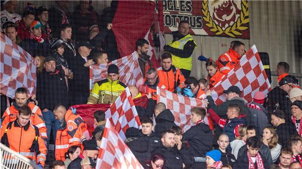 Der Vorfall ereignete sich vor dem Spiel.