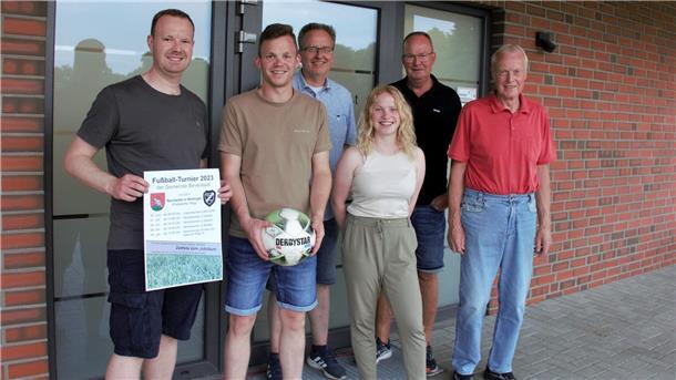 Der Vorstand des TSV Wollingst ist bereit für das Gemeindeturnier