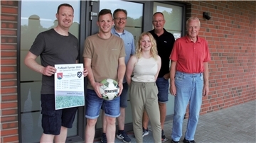 Der Vorstand des TSV Wollingst ist bereit für das Gemeindeturnier