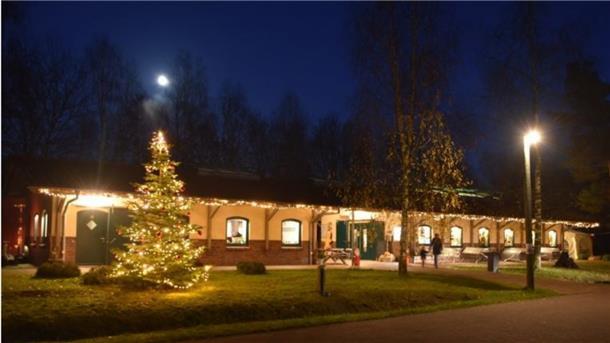Der Weihnachtsmarkt an der Moorbahn bietet ein kleines Programm.