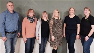 Der wiedergewählte Vorstand der Volkmarster Dorfgemeinschaft.