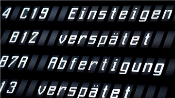 Der zivile Luftverkehr in Europa war im vergangenen Jahr einer Untersuchung zufolge erneut sehr unpünktlich.