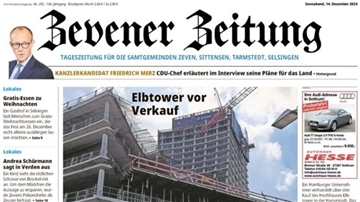 Der Zugriff aufs ePaper der Zevener Zeitung war am Wochenende zeitweise nicht möglich. Dieser Fehler ist behoben. Die Kunden können das ePaper wieder nutzen, müssen sich aber vorher einmal neu in ihrem Nutzerkonto anmelden.