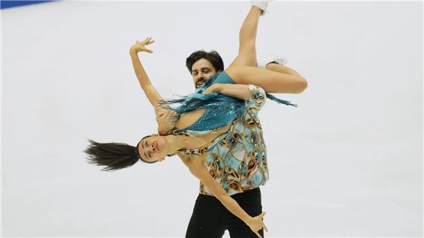 Deutsche Eistänzer beim ISU Grand Prix in Japan: Janse Van Rensburg und Steffan auf dem Eis