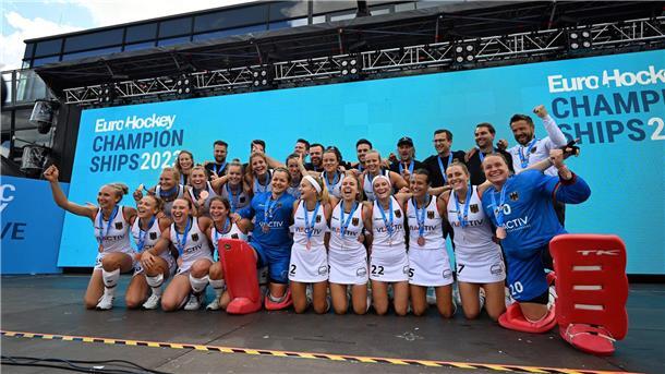 Deutschlands Hockey-Damen gewannen 2023 EM-Bronze.