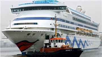 Die „AidaAura“ darf Haugesund wieder verlassen. Jetzt geht es in Richtung Tromsö.