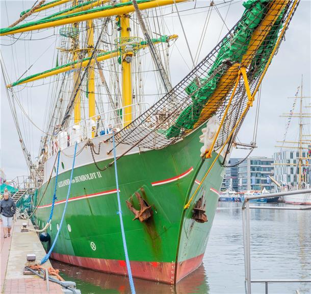 Maritime Tage Bremerhaven: So wohnt man unter Deck der schönsten Schiffe (Fotos) Die „Alexander von Humboldt II“ zählt zu den beeindruckendsten Schiffen bei den Maritimen Tagen.