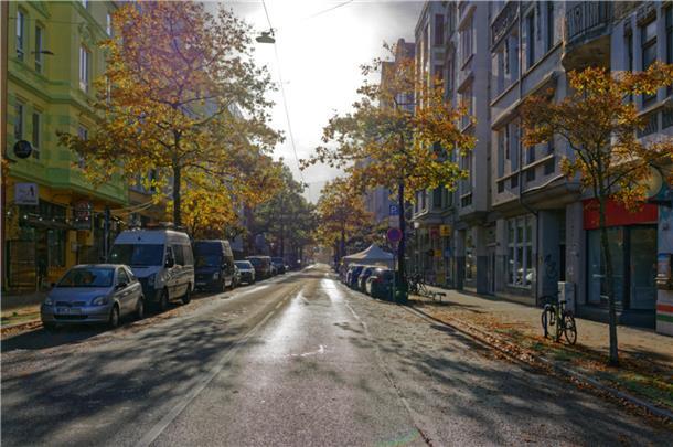 Die Alten Bürger im Herbstgewand.
