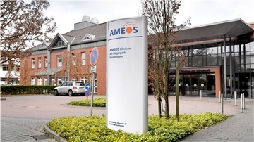 Das Ameos-Klinikum am Bürgerpark.