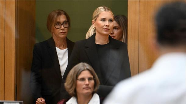 Die Angehörigen des getöteten Polizisten Rouven Laur verfolgten den Prozess. 