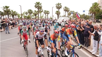 Die Auftaktetappe beim Giro d’Italia. 