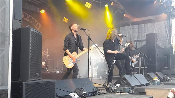 Die Band „Hardbone“ aus Hamburg.