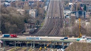 Die Bauarbeiten rund um Duisburg und Essen haben zu Ostern die größten Auswirkungen.